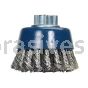 Norton 2-3/4 X .020 X 5/8-11 /Stainless Steel//Knotted Wire Cup Brushes - For Stainless Steel