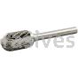 Norton 69957308013 SC6 Cylindrical Radius 5/8 x 1 x 2-3/4 Double Cut Burrs