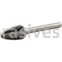Norton 69957308022 SF6 Tree with Radius 5/8 x 1 x 2-3/4 Double Cut Burrs