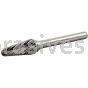 Norton 69957308030 SL4 Cone 1/2 x 1-3/16 x 3 Double Cut Burrs