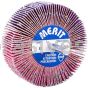 Norton 69957339715 3 x 1 x 1/4 sk 80 Grit Ceramic Alumina Pink R928 Flap Wheels