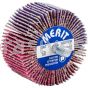 Norton 69957339723 2 x 1 x 1/4-20 Threaded 60 Grit Ceramic Alumina Pink R928 Flap Wheels