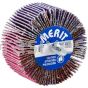 Norton 69957339735 2 x 1 x 1/4-20 Threaded 80 Grit Ceramic Alumina Pink R928 Flap Wheels