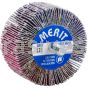 Norton 69957339736 2 x 1 x 1/4-20 Threaded 120 Grit Ceramic Alumina Pink R928 Flap Wheels