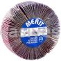 Norton 69957339740 3 x 1 x 1/4-20 Threaded 120 Grit Ceramic Alumina Pink R928 Flap Wheels