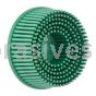 3M™ 7000000742 2 x 5/8 50 Grit TR RD-ZB Green Scotch-Brite™ Roloc™ Bristle Disc