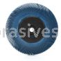 3M™ 7000021284 6 x 7/16 x 1 400 Grit Scotch-Brite™ Radial Bristle Brush with Adapter