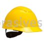 3M™ 7000030057 H-702P Hard Hat Yellow 4-Point Pinlock Suspension