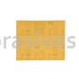 3M&trade; 7000118280 9 x 11 P320 Grade Gold Abrasive Sheet