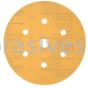 3M™ 7000118771 6" P180 Grit 236U Hookit™ Gold Dust Free Sanding Disc 01079