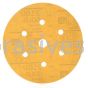 3M™ 7000119698 6" P220 Grit 216U Hookit™ Gold Dust Free Sanding Disc 01078