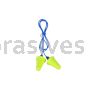 3M&trade; 7000127186 E-A-R&trade; 318-1009 with Grip Rings Corded Poly Bag Push-Ins&trade; Earplugs