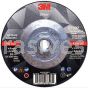 3M™ 7010362237 4-1/2 x 1/4 x 5/8-11 Type 27 Silver Depressed Center Grinding Wheel 87397
