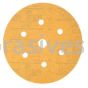 3M™ 7100030961 6" P80 Grit 236U Hookit™ Gold Dust Free Sanding Disc 01083