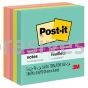 Post-it™ Super Sticky Notes 654-5SSMIA 3 in x 3 in Miami Collection 3M 7100088530