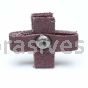 3M™ 7100105540 1-1/2 x 1-1/2 x 1/2 60 Grit X-wt 341D Cross Pad