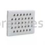 3M™ 7100138159 3 x 4 x 1/2 33-Holes Clean Sanding Interface Pad 28324