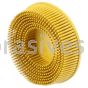 3M&trade; 7100138320 3 x 5/8 80 Grit TR RD-ZB Yellow Scotch-Brite&trade; Roloc&trade; Bristle Disc