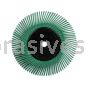 3M™ 7100138347 6 x 1/2 x 1 50 Grit Scotch-Brite™ Radial Bristle Brush with Adapter