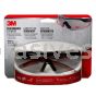 3M&trade; 7100153473 Performance Eyewear Anti-Fog 47091H1-DC Black/Red Gray Lens