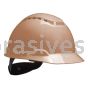 3M™ 7100162725 H-711V Hard Hat Tan 4-Point Ratchet Suspension Vented