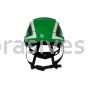 3M&trade; 7100175565 X5004VX-ANSI SecureFit&trade; Safety Helmet Green vented