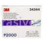 3M&trade; 7100179991 5.5 x 6.8 P2000 Grit 270J Hookit&trade; Flexible Abrasive Hand Sheet