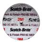3M™ Scotch-Brite™ 7100212841 3 x 1 x 3/8 6C MED+ Deburr and Finish PRO Unitized Wheel