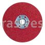 Norton Abrasives 77696009749 5 x 5/8-11 36 Norton Red Heat Speed Change F981 Resin Fiber Sanding Discs