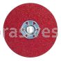 Norton Abrasives 77696009754 5 x 5/8-11 S/C 100 Norton Red Heat Speed Change F981 Resin Fiber Sanding Discs