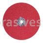 Norton Abrasives 77696009759 7 x 5/8-11 24 Norton Red Heat Speed Change F981 Resin Fiber Sanding Discs