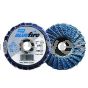 Norton 77696090183 3" 80 Grit BlueFire R860 TS Zirconia Alumina Mini Flap Discs