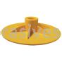 Norton 78072708721 8" Back-up Plate 5/8" Thread x 6 For G-Mop Pads