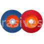 4-1/2x7/8 #80 Zirc Trimmable Abrasive Flap Disc ABS Plastic Backing