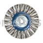 Norton 5 x .020 x 5/8-11 Stainless Steel Full Cable Twist Knot Wire Wheel Brushes For Stainless Steel