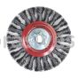 Norton 5 x .020 x 5/8-11/Carbon Steel//Full Cable Twist Knot Wire Wheel Brushes - For Steel