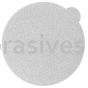 6" PSA Sanding Disc 100 Grit S/C White Stearated No Hole Stacked
