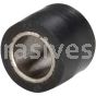 Dynabrade 11069 - Contact Wheel, 7/16" Dia. x 3/8" W x 1/4" I.D., Crown Face, 70 Duro Rubber