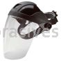 ERB 15160 E12 Deluxe Ratchet Headgear Clear Polycarbonate Face Shield