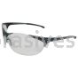 ERB 16805 Keystone Black Temples Clear Lenses