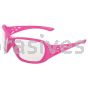 ERB 17953 Rose Pink Frame Clear Lenses