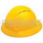 ERB 19332 Americana Full Brim Vent Slide-Lock 4-Point Nylon Safety Helmet