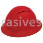 ERB 19334 Americana Full Brim Vent Slide-Lock 4-Point Nylon Safety Helmet
