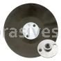 4x5/8-11 Thread, Backing Pad, Plastic Smooth, W/Nut