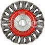 Norton 4 x .020 x 5/8-11/Carbon Steel//Standard Twist Knot Wire Wheel Brushes - For Steel