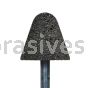 A4 Mounted Point 1-1/4x1-1/4x1/4" shank, A36R