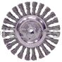 Weiler 36024 - 6" .025, 5/8"-11 A.H., Retail Pack, Vortec Pro Knot Wire Wheel, Stringer Bead Twist - 012382360245