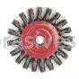 Norton 8x.020x5/8-1/2"Carbon Steel Standard Twist Knot Wire Wheel Brushes For Steel