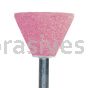 A-31, 1-3/8x1-1/4x1/4"sk, Mounted Point, Vitrified, PA/O