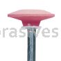 A-37, 1-1/4x1/4x1/4"sk, Mounted Point, Vitrified, PA/O